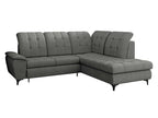 Mirjan24 Ferulk Ecksofa mit Schlaffunktion und Bettkasten – L-Form Schlafsofa 4-Sitzer Wohnzimmer Couch Modern