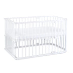 babybay Original Beistellbett aus massivem Buchenholz mit Matratze – Höhenverstellbares mitwachsendes Babybett