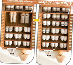 Schuhschrank Holz mit Korbgeflecht-Türen, Moderner Bambus Schuhschränke, Schuhregal mit Stauraum, Shoes Cabinet für Flur, Wohnzimmer, Schlafzimmer,H
