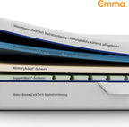 Emma One+ Matratze H2 H3 3-Zonen Memory Foam Matratze atmungsaktiv kühlender Bezug ergonomisch Schlafkomfort