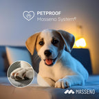 Masseno Boxspringbett PISA Polsterbett Creme mit Matratze & Topper, Bettkasten, gepolstertes Kopfteil TILIA 03