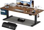 Homall Elektrischer Schreibtisch höhenverstellbar mit USB & Kabelmanagement – Standing Desk mit Memory-Funktion Weiß