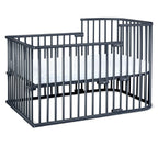 babybay Original Beistellbett aus massivem Buchenholz mit Matratze – Höhenverstellbares mitwachsendes Babybett